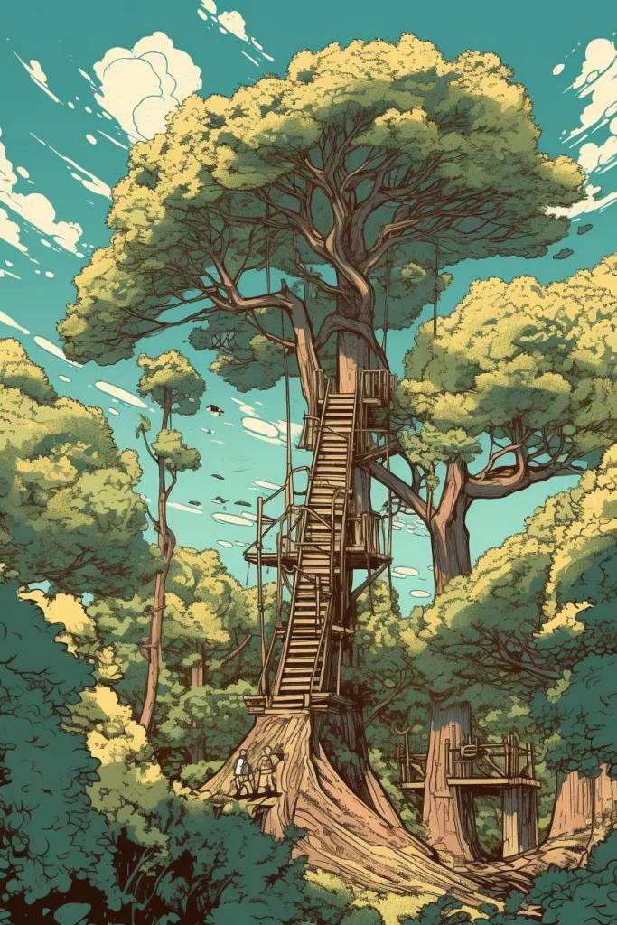 山毛榉森林木屋