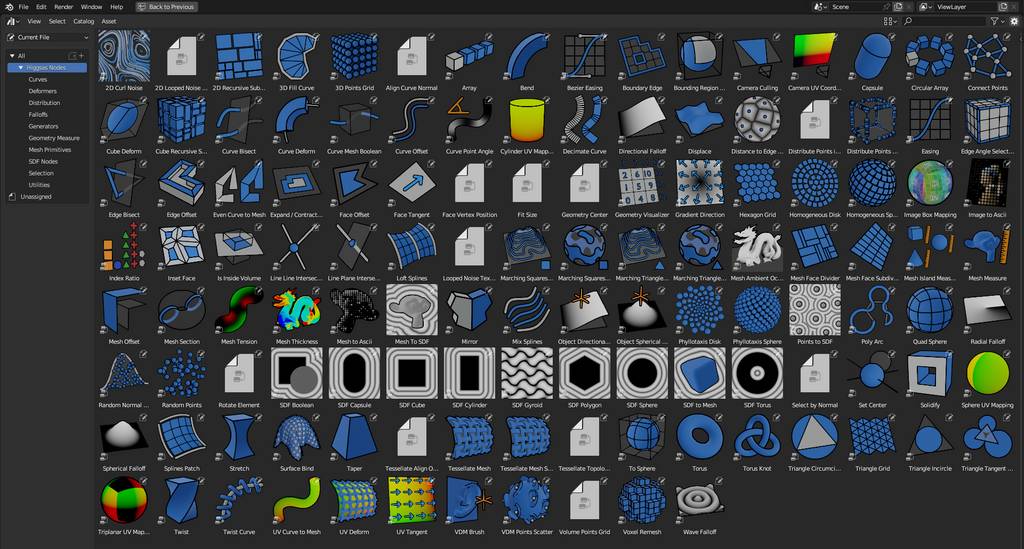 Blender插件 – 几何节点工具集 Higgsas Geometry Nodes Toolset