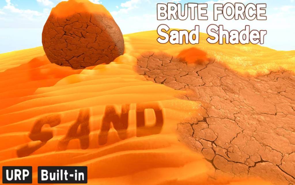 Unity – 沙子着色器 Brute Force – Sand Shader