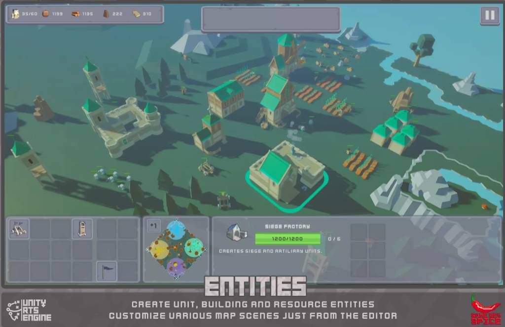 Unity – 即时战略游戏开发引擎 RTS Engine 2023