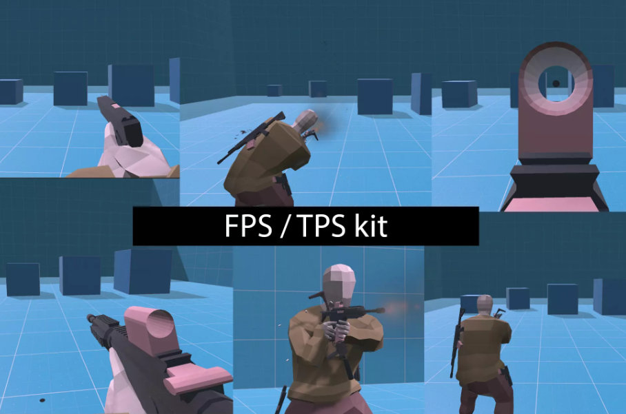 Unity插件 – 在线 FPS/TPS 游戏开发模板 Online FPS / TPS kit