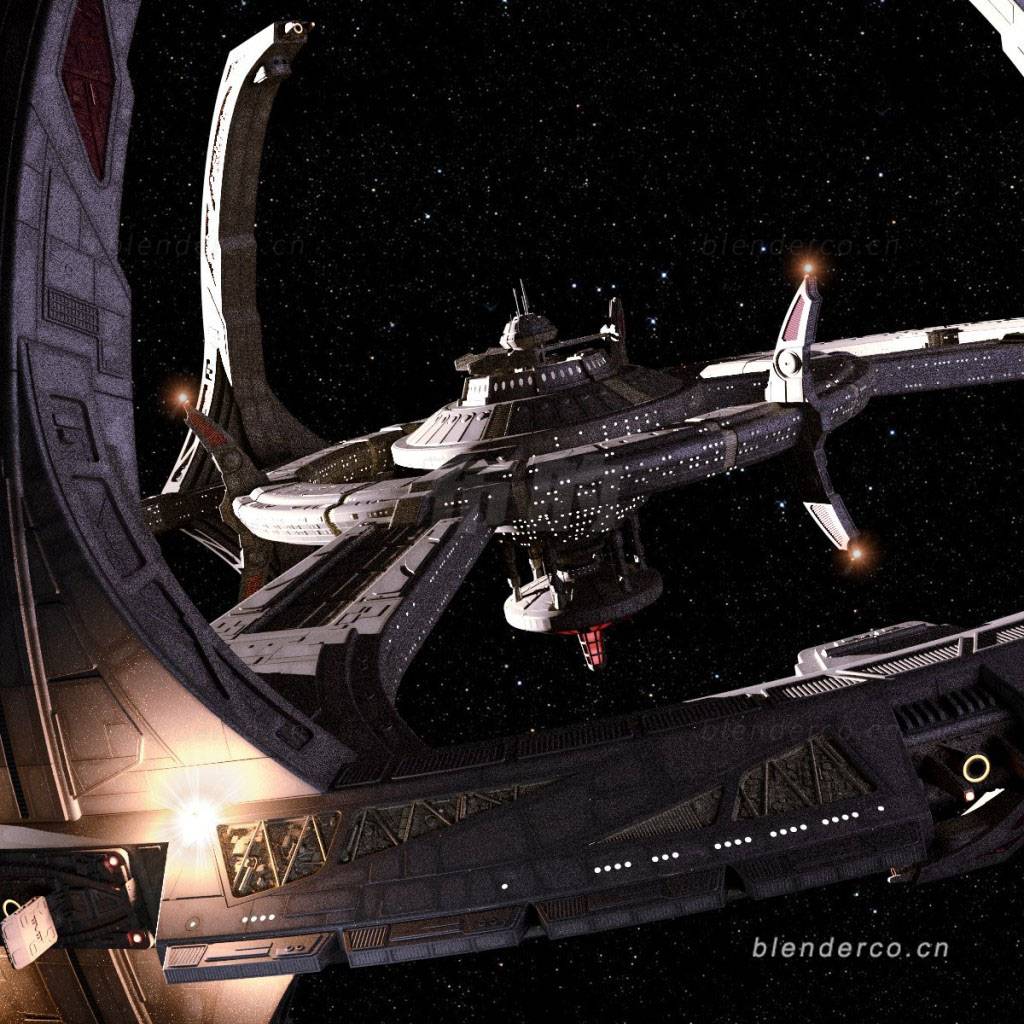 blender太空舱星际飞船星舰银河舰队模型-群友投稿，作者不详，知道的话留言