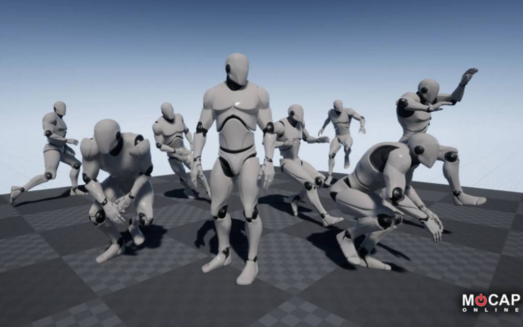 【UE4/5】122个行为动作包 Mobility Basic – MoCap Pack