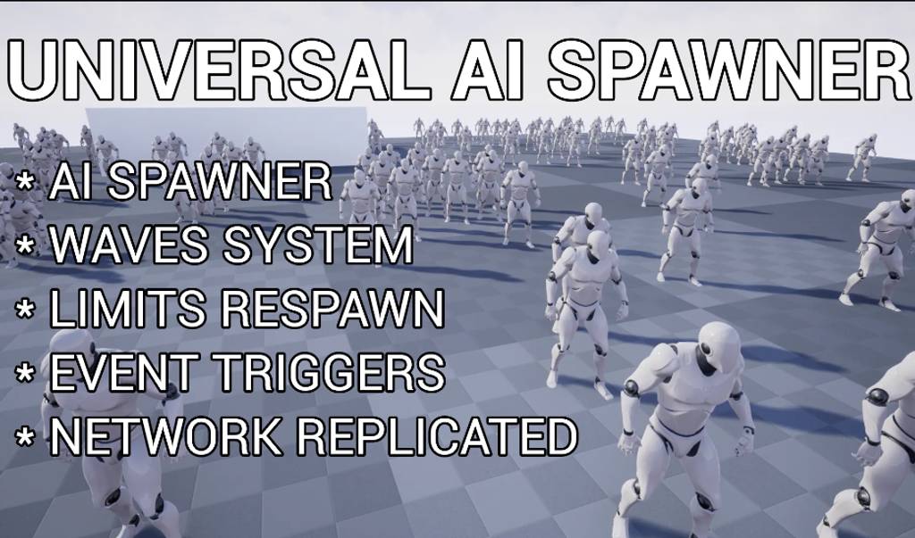 UE5插件 – 通用 AI 生成器 Universal AI Spawner