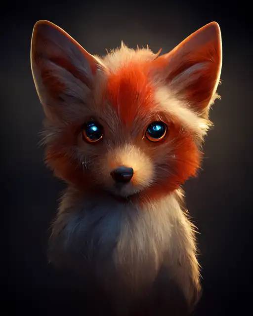 可爱的红狐狸