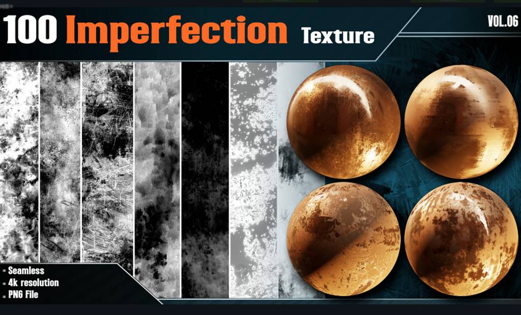 100 张瑕疵粗糙纹理 100 Imperfection Texture – Vol.06