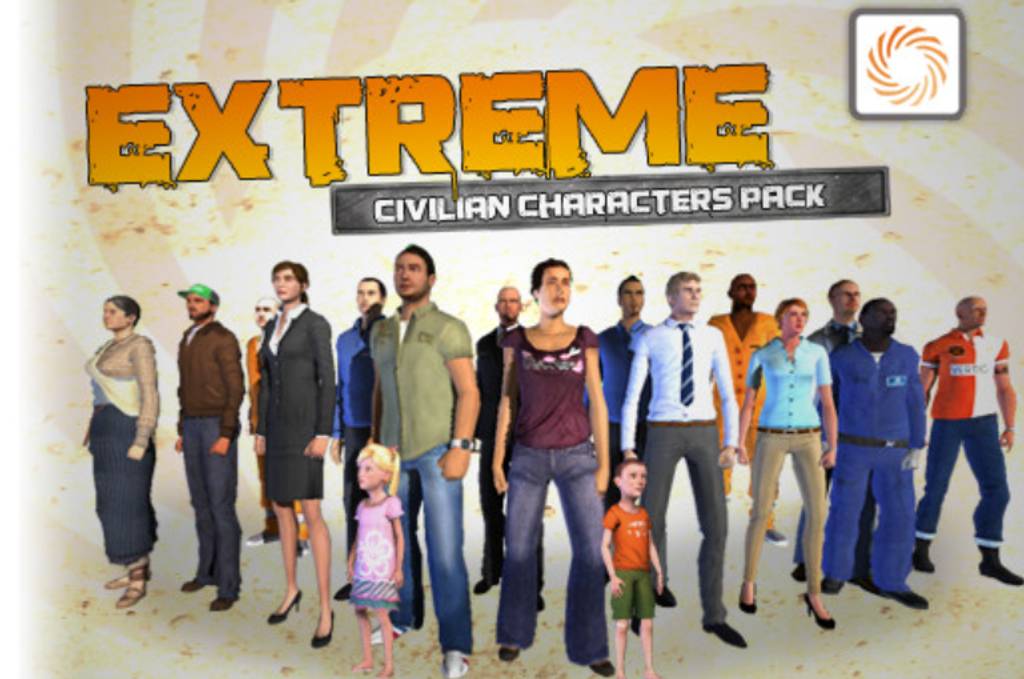 Unity – 游戏角色包 Extreme Civilian Pack