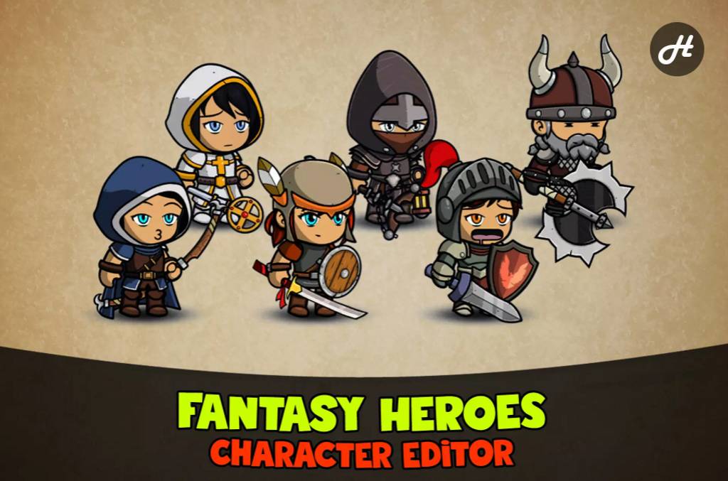 Unity插件 – 奇幻英雄角色编辑器 Fantasy Heroes: Character Editor