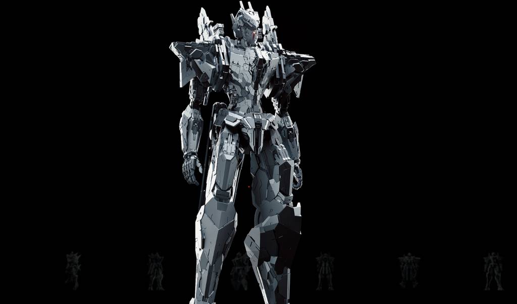 模型资产 – 战斗机甲战士 Robot Mech Hyperion 3D model