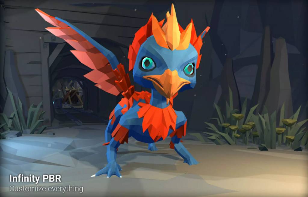 Unity – 奇幻角色扮演游戏 Low Poly Character – Birdy – Fantasy RPG