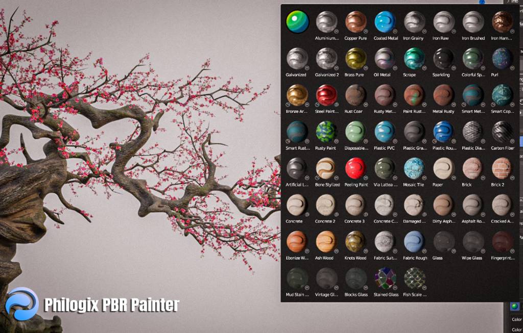 Blender插件 – 纹理绘制插件 Philogix Pbr Painter – Pro