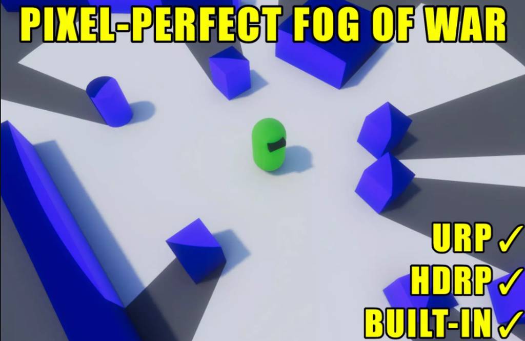 Unity插件 – 战争迷雾效果 Pixel-Perfect Fog Of War