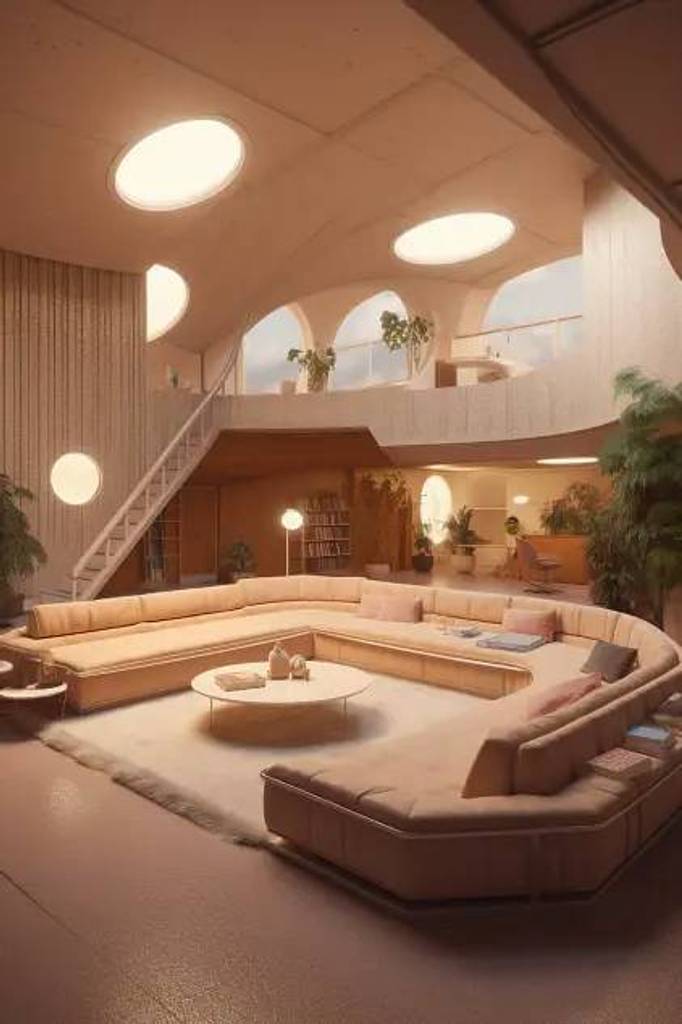 70年代下沉式客厅