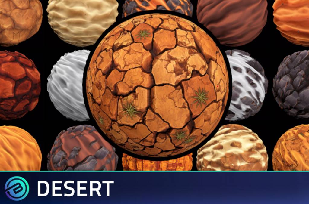 Unity – 风格化沙漠纹理 Stylized Desert Textures – RPG Environment