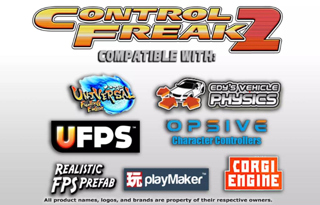 Unity插件 – 触摸控制系统插件 Control Freak 2 – Touch Input Made Easy