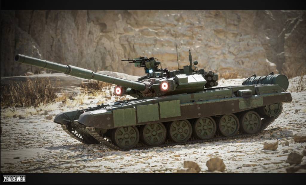 【UE5】主战坦克 T-90 Battle Tank – Advanced Tank Blueprint