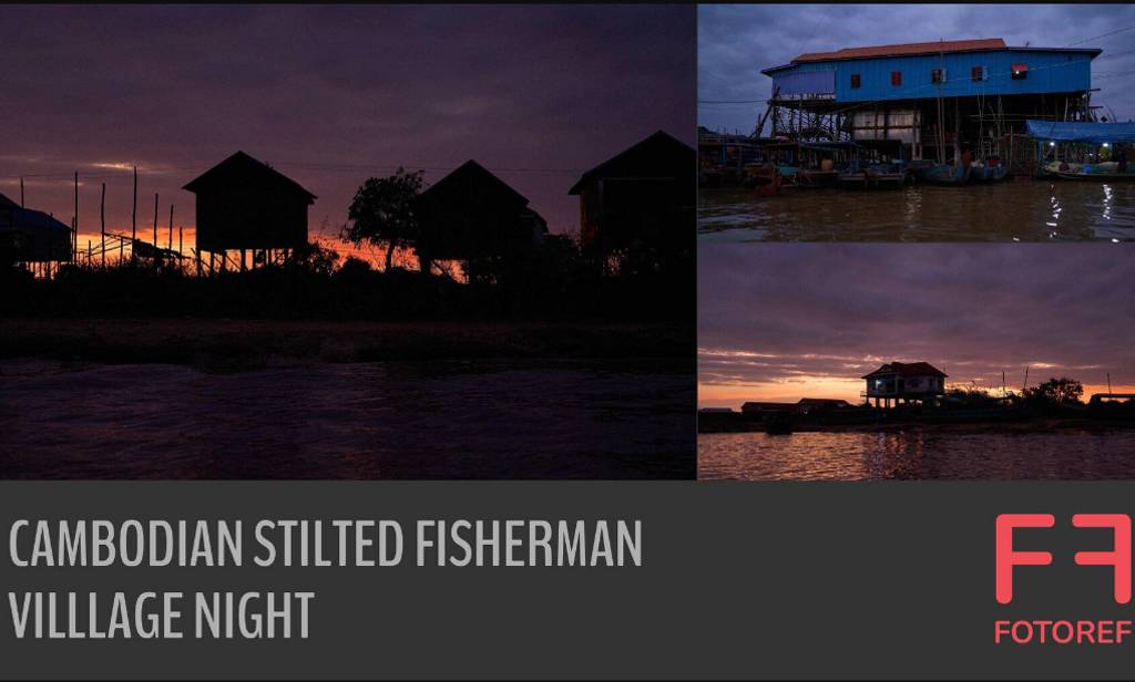 171 张柬埔寨渔夫乡村夜景参考照片 171 photos of Cambodian Stilted Fisherman Villlage Night