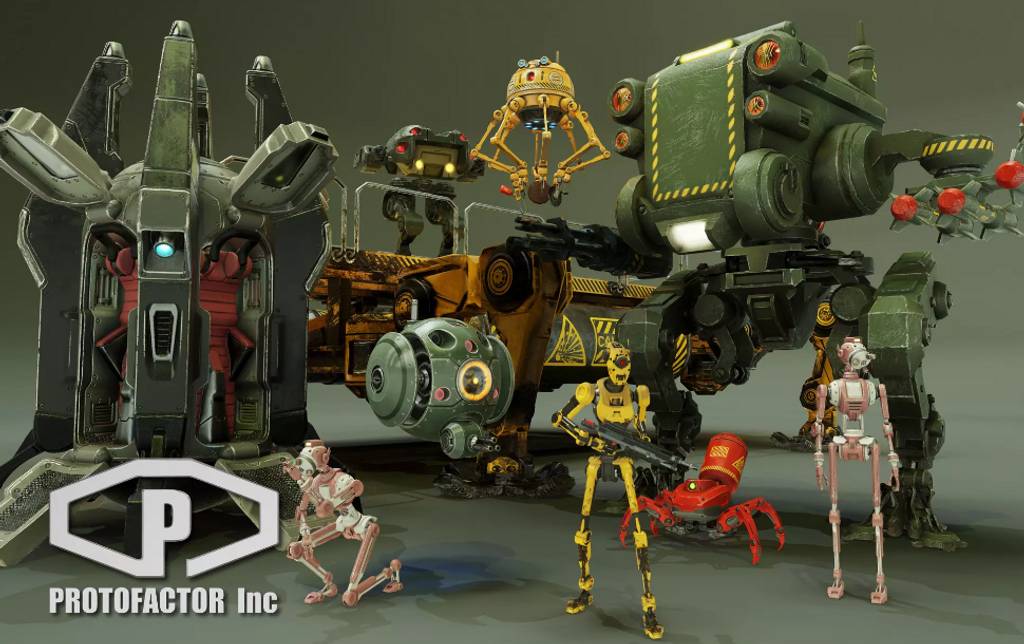Unity – 科幻机器人资产包 SCI FI ROBOTS PACK VOL 1