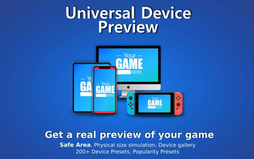 Unity插件 – 通用设备预览 Universal Device Preview