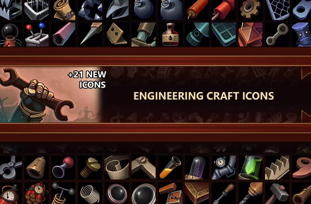 Unity – 工艺图标 Engineering Craft Icons