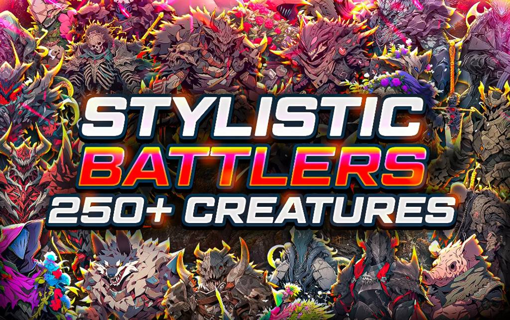 Unity – 440 多种风格化生物 Stylistic RPG Battlers – 440+ Creatures